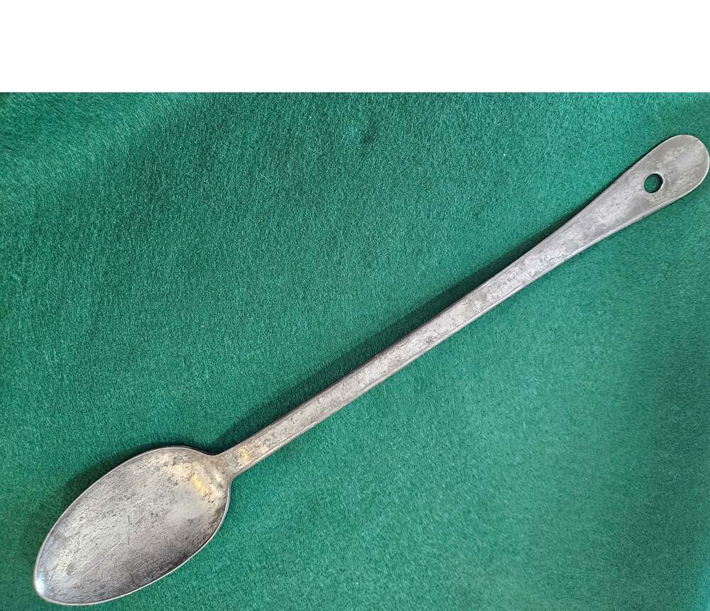 Vintage large (1940's) serving spoon 17 inch.